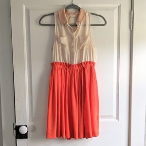 Anthropologie Postmark Colorblock Shirtdress